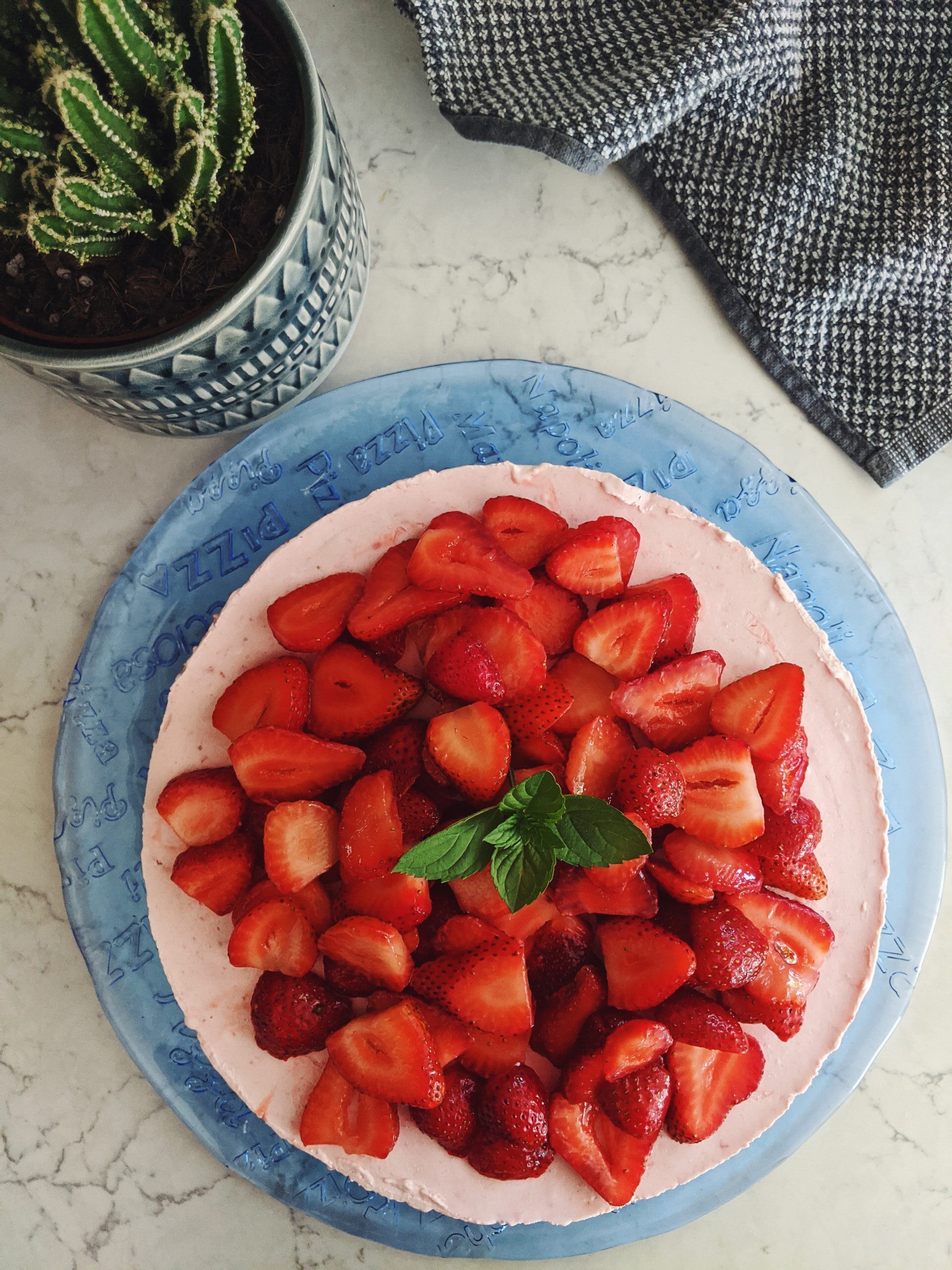 Frozen Strawberry Cheesecake