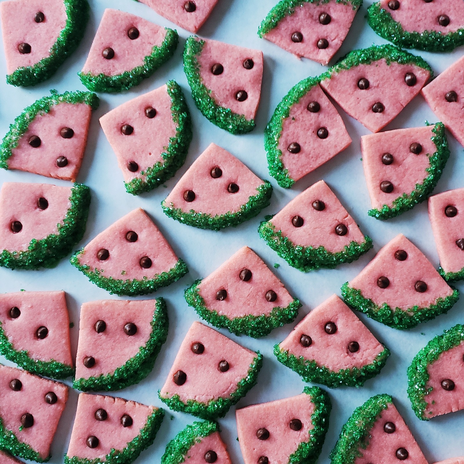 Watermelon Sugar Cookies - tina’s cucina