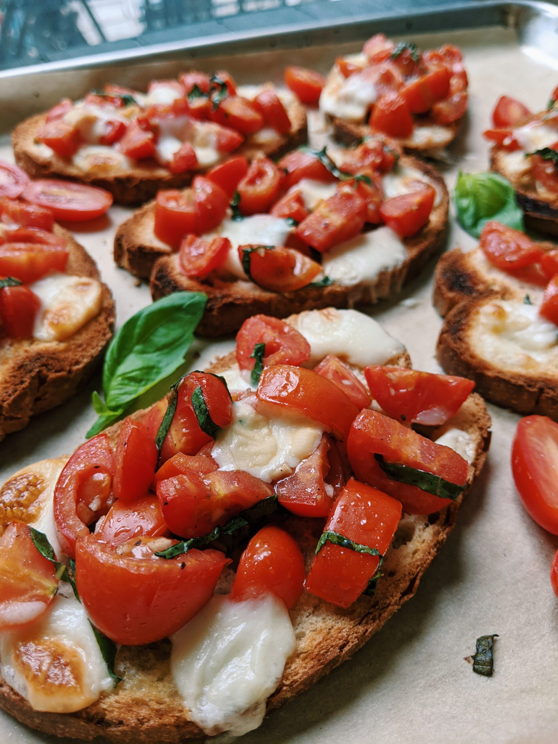 Crispy Baked Bruschetta