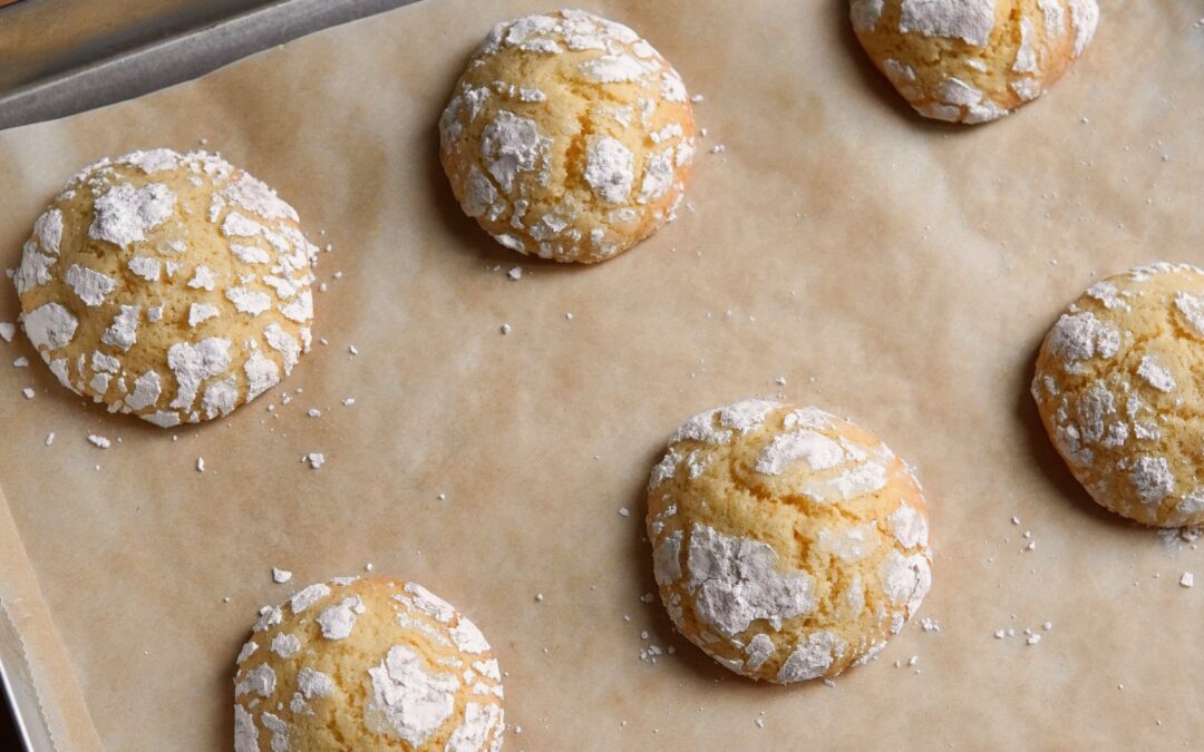 Lemon Crinkle Cookies