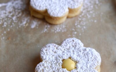 Lemon Linzer Cookies